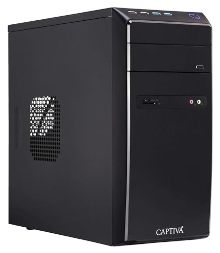 Captiva Workstation I70-586 Intel? Core? I5 I5-10400 8 Gb Ddr4-Sdram 250 Gb Ssd Desktop Pc Schwarz (70586)