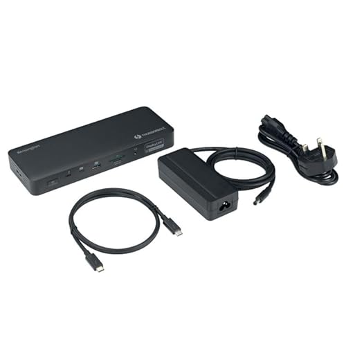 Kensington Sd5920T Eq Thunderbolt 4 Quad 4K Hybrid Dock Con Tecnologia Displaylink, Lettori Di Schede Sd E Micro Sd, Ricarica Da 100 W, Porte Ethernet