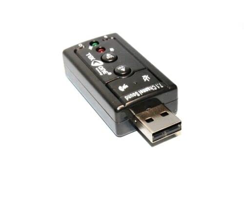 Scheda Audio Esterna Plug & Play Usb 7.1 Channel