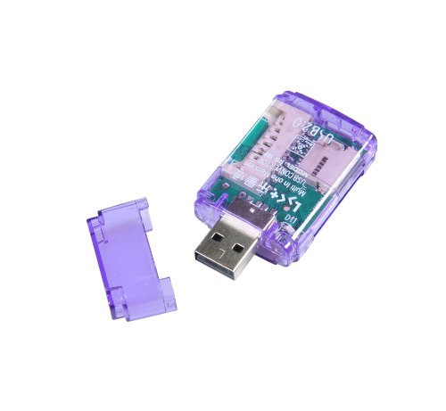 2 X Lettore Di Memorie Memory Card Reader Sd E Microsd, Tf, Sdhc,"Double Cap" 2 Rb-568