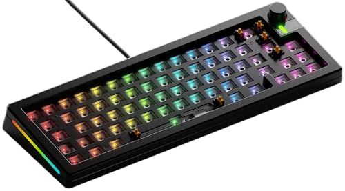 Glorious Gaming Gmmk 3 Pro Barebones Kit Tastiera Personalizzabile, Guarnizioni E Scocca In Alluminio Modulari, 65% Hot Swap, Schiuma Smorzante, Piast