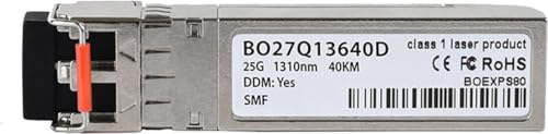 Blueoptics Kompatibler Linksys Sfp28-25G-Er Sfp28 Transceiver, Lc-Duplex, 25Gbase-Er, Singlemode Fiber, 1310Nm, 40Km, Ddm, 0°C/+70°C (Sfp28-25G-Er-Ls-