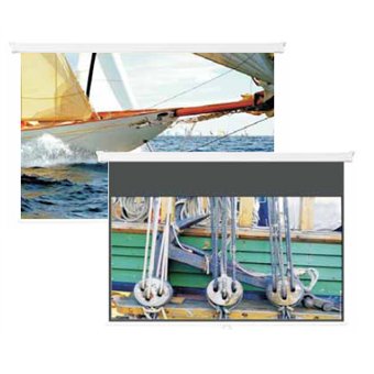 Oray 2000 Pro - Schermo Di Proiezione Montabile A Soffitto, Montaggio A Parete, 225 Cm, 4:3, Bianco Opaco