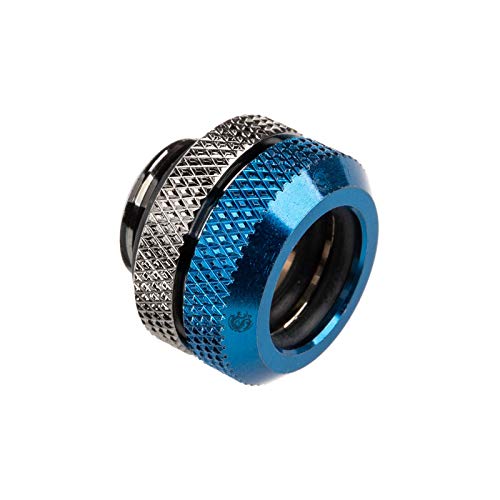 Bitspower Multi-Link Adapter Anschluss Gerade G1/4 Zoll Ag Auf 12 Mm Ad Hardtube - Schwarz Glänzend/Blau