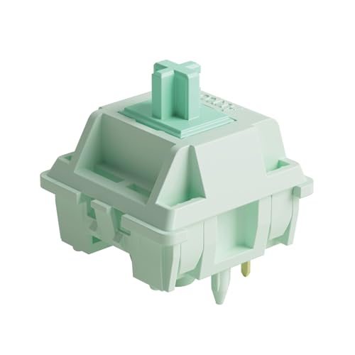Akko Botany - Interruttore Per Tastiera Meccanica Da Gioco, Interruttori Lineari Pre-Lubrificati A 5 Pin 38 Gf (45 Pezzi)