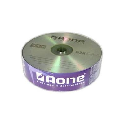 Aone Cd -R 25 Pezzi 52X 80 Minuti 700 Mb Video Audio Data Picture Cdr