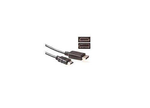 Advanced Cable Technology Ak3991 3M Displayport Hdmi Nero Cavo E Adattatore Video