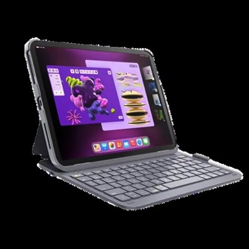 Deqster Slim Pro Keyboard Für Ipad Air 13", Ipad Pro 12.9" (3./4./5. Gen.), Bluetooth, Deutsches Layout (Qwertz)