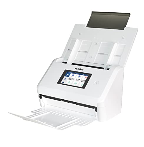 Avision An335Wl Stand-Alone - Scanner A4 Con Processore Di Immagini Vm3 I 10 92 Cm (4 3) Touch Display 40Ppm/80Ipm 50 Pagine Adf Usb 3.2 Wlan Ethernet