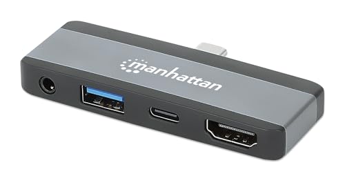 Manhattan Usb-C Pd Auf Hdmi 4-In-1 Mobile Dockingstation (190404)