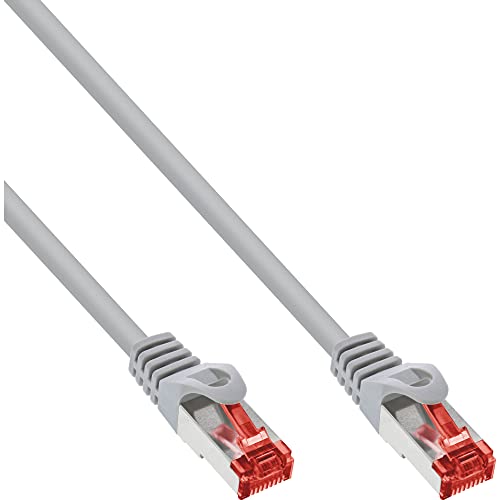 Inline 21052 Cavo Patch Lan, S/Ftp Pimf, Cat.6, 250 Mhz, Guaina Halogenfree, Cu 100% Rame, 1.5M Grigio