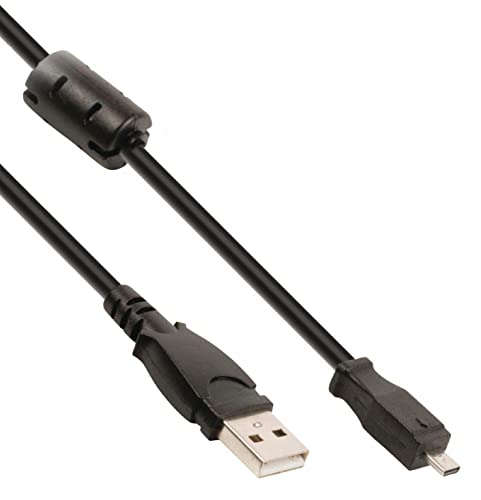 Delock Cable Camera Olympus 12-Pin Usb 1M Cavo Usb Usb A Nero