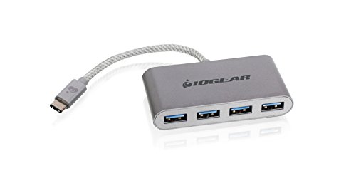 Iogear Hub-C, Usb-C To 4-Port Usb-A Hub, Guh3C14 (Usb-A Hub)