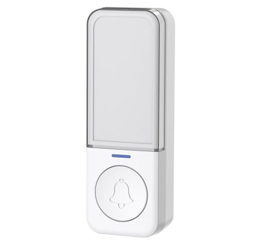 Techly 620577 Trasmettitore Aggiuntivo Ip56 Battery Free Per Campanello Wireless Fino A 180M Bianco