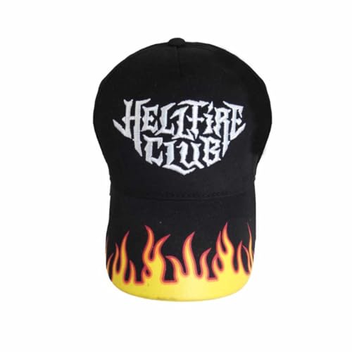 Stranger Things - Cap Hellfire Club Fanseller Nuovo Top, Schwarz, Xl