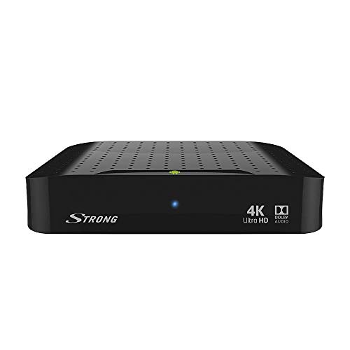 Strong Srt 2023 Android Ip Ultra Hd Box (4K Uhd, Iptv, Quad Core, Hdmi, Usb, Lan, Wlan, Bluetooth, Hevc) Nero