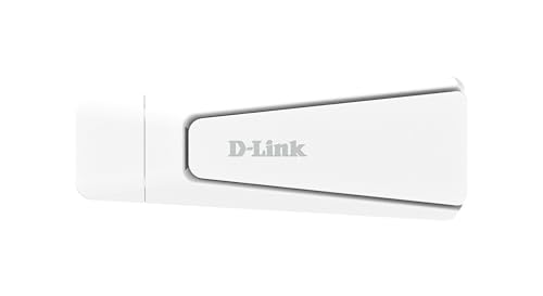 D-Link Ax18U Ax1800 Chiavetta Wi-Fi 6 Per Pc, Adattatore Usb, Mu-Mimo, Wireless Dual Band, Antenne Pieghevoli, Wpa3, Usb 3.0, Compatibile Con Windows