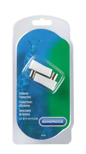 Bandridge Bpp646 1X Coax F, 1X Coax M Bianco Cavo Di Collegamento