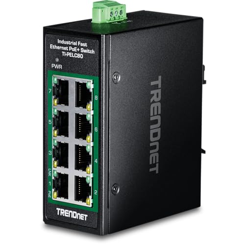 Trendnet 8 Porte Industrial Fast Etherne