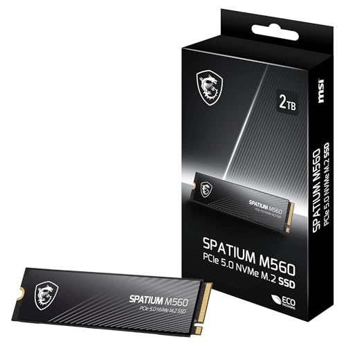 Msi Spatium M560 Pcie 5.0 Nvme M.2 2Tb