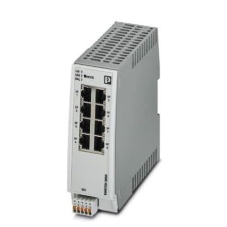 Phoenix Contact Fl Switch 2208 - Switch Gestito 2000, 8 Porte Rj45 10/100 Mbit/S, Classe Di Protezione: Ip20, Profinet Conperformance-Class B