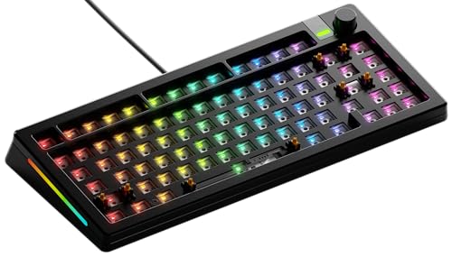 Glorious Gaming Gmmk 3 Pro Barebones Kit Tastiera Personalizzabile, Guarnizioni E Scocca In Alluminio Modulari, 75% Hot Swap, Schiuma Smorzante, Piast