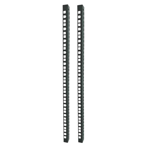 Techly Professional 369649 Coppia Di Staffe Montanti Supplementari Per Armadi Flat Pack 20 Unità Nero