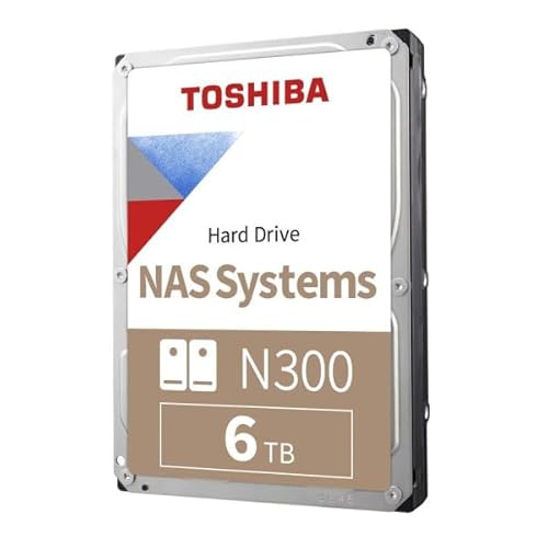 Toshiba N300 Nas Hdwg760Ezsta - Disco Rigido - 6 Tb - Interno - 3,5" (8,9 Cm)
