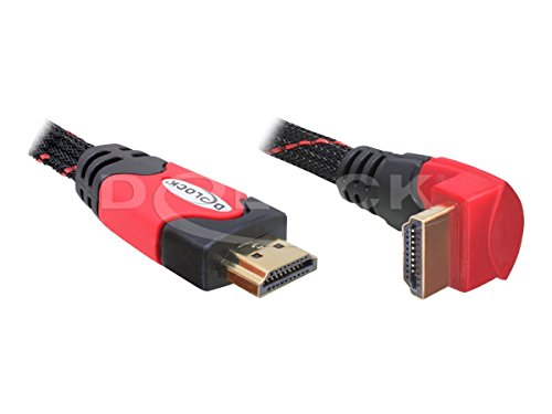 Delock Cable Hdmi Ethernet A - A M/M 2M 90° Acodado 4K