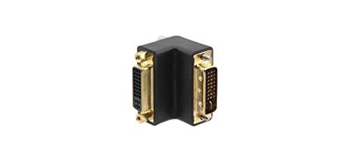 Kramer Adattatore Dvi Maschio/Dvi Femmina/Angolo Retto (Ad-Df/Dm/Ra) Electronics Dvi-I (F) - Dvi-I (M), Dvi-I, Dvi-I, Dvi-I, Maschio/Femmina, Nero
