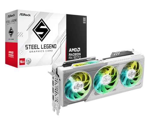 Asrock Vga Rx9070 Sl 16Go,Amd,Rx9070,16Gb,Gddr6,256Bit,2Hdmi+2Dp (3 Ventole)