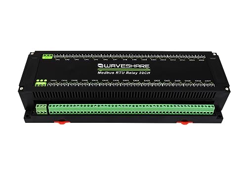 Relè Modbus Rtu Modulo Relay Industriale A 32 Canali Controllato Tramite Bus Rs485, Adotta Il Protocollo Modbus Rtu, Circuiti Di Protezione A Isolamen