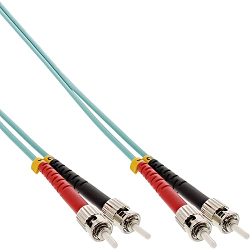 Inline 21998 Cavo Bretella Fibra Ottica Duplex, St/St, 50/125Μm, Om3, 5M Nero