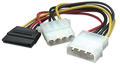Manhattan Sata Power Cable Splitter Cavo Sata Multicolore