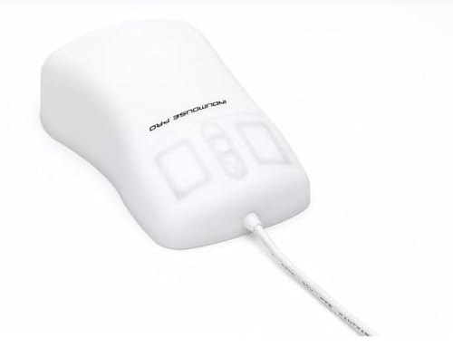 Gett Indumouse Pro - Maus - Geeignet F?R Medizinische Anwendung, Ip68 - Ergonomisch - Rechts- Und Linksh?Ndig - Infrarot - 5 Tasten - Kabelgebunden -