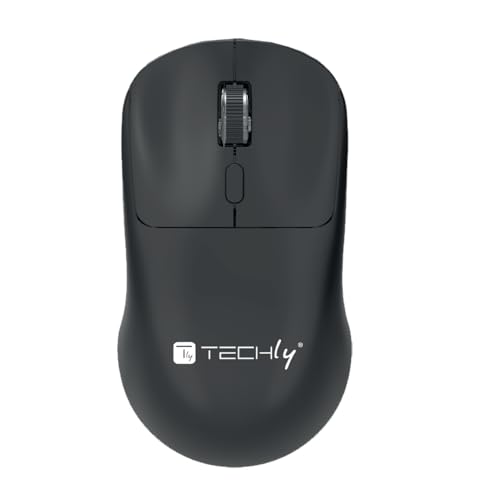 Techly 621178 Mouse Ottico Wireless 1600 Dpi Nero Nero