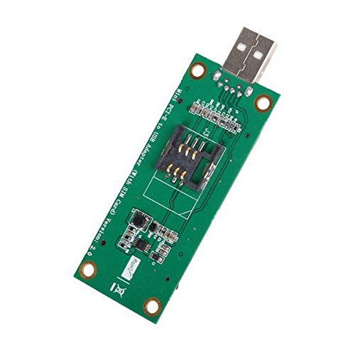 Adattatore Tester Usb Per Mini Pci-E Wireless Wwan Adapter Card Con Sim Card Slot Module