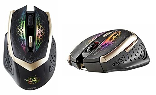 Mouse Ottico Gaming Fire Racing "Soft Light- Silent Key"