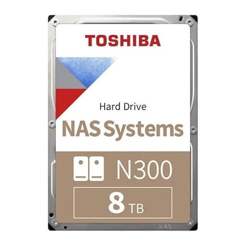 Toshiba N300 Nas Hdwg780Ezsta - Disco Rigido - 8 Tb - Interno - 3,5" (8,9 Cm)