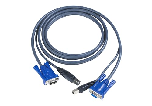 Aten - Cavo Kvm Usb 2L-5003U, 3 M Per Vs0202/Vs0204/Vs0404