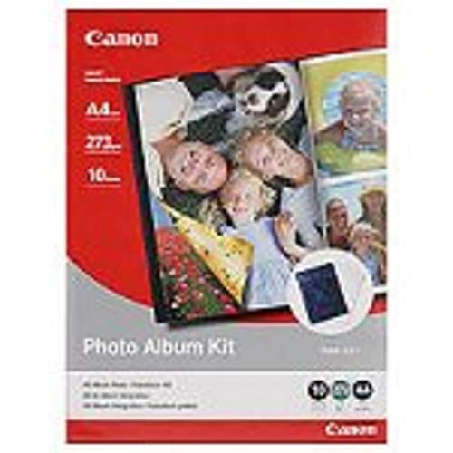 Carta - Kit Album Fotografico Pak-101 A4 Contenente Copertina Rigida Di Alta Qualità Con Clip Di Fissaggio Carta E Istruzioni,10Fg Carta Lucida Per St