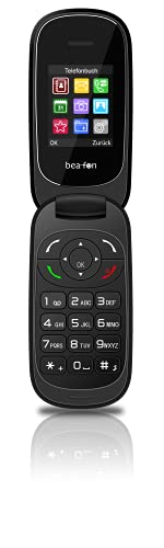 Beafon, C220, Classic Line, Telefono Cellulare, Schermo A Colori Tft Da 4,49 Cm, Fotocamera, Colore Rosso, Senza Contratto