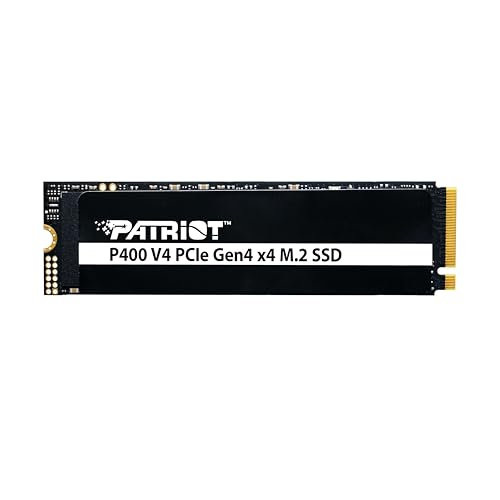 Patriot P400 V4 1Tb Ssd Interno - Nvme Pcie Gen 4X4 - M.2 2280 - Lettura Sequenziale: Fino A 6.000 Mb/S E Scrittura Sequenziale: Fino A 5.000 Mb/S - C