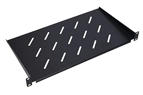 Extralink Shelf 1U For Wall Cabinets 483 Mm X 250 Mm X 1U Black - Rack Accessories