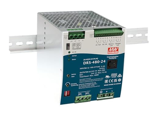 Mean Well Drs-480-24 Hutschienen-Netzteil (Din-Rail) 24 V 20 A 480 W Anzahl Ausg?Nge:1 X Inhalt 1 St. (Drs-480-24)