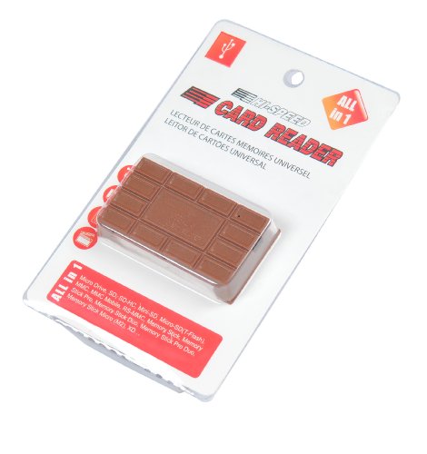 Memory Card Reader All In One Usb 2.0 "Chocolate Design"