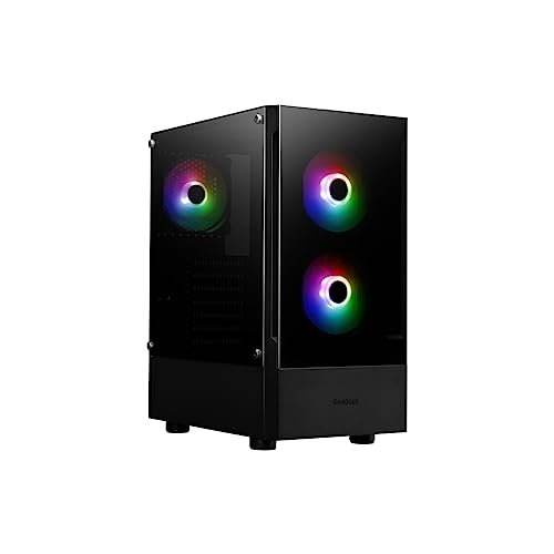 Gamdias Boitier Moyen Tour Atx Argus E3 V2 Rgb Avec Panneau Vitré (Noir)