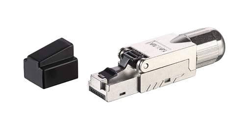 Techly Professional 620607 Plug Rj45 Cat.6A Schermato Stp Tooless Silver