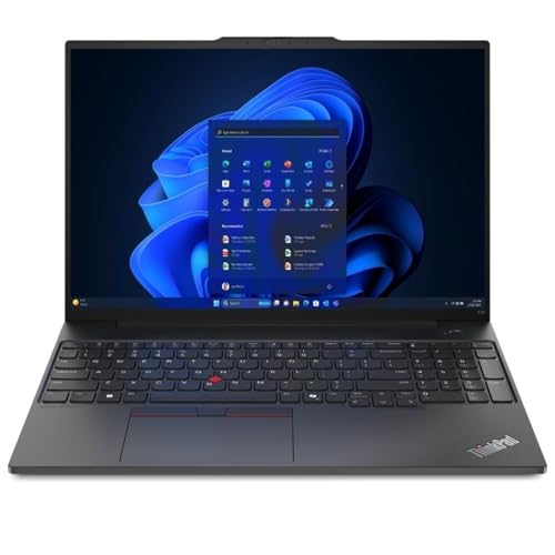 Lenovo Thinkpad E16 Amd Ryzen? 5 7535Hs Computer Portatile 40,6 Cm [16] Wuxga 16 Gb Ddr5-Sdram 256 Gb Ssd Wi-Fi 6E [802.11Ax] Windows 11 Pro Nero (Thi