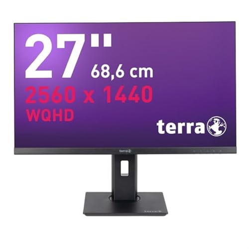 Terra Lcd/Led 2772W Pv Nero Monitor Con Usb-C Displayport Hdmi 27" Diagonale Schermo 2560 X 1440 (Wqhd) Risoluzione Dello Schermo Ips Pivot Vesa